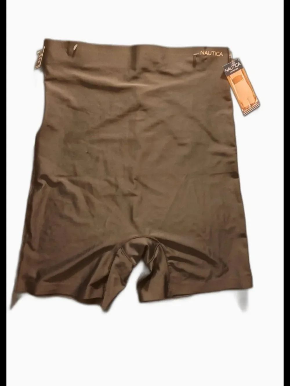 Nautica Women's Brown High-Waist Shapewear Shorts(516)
